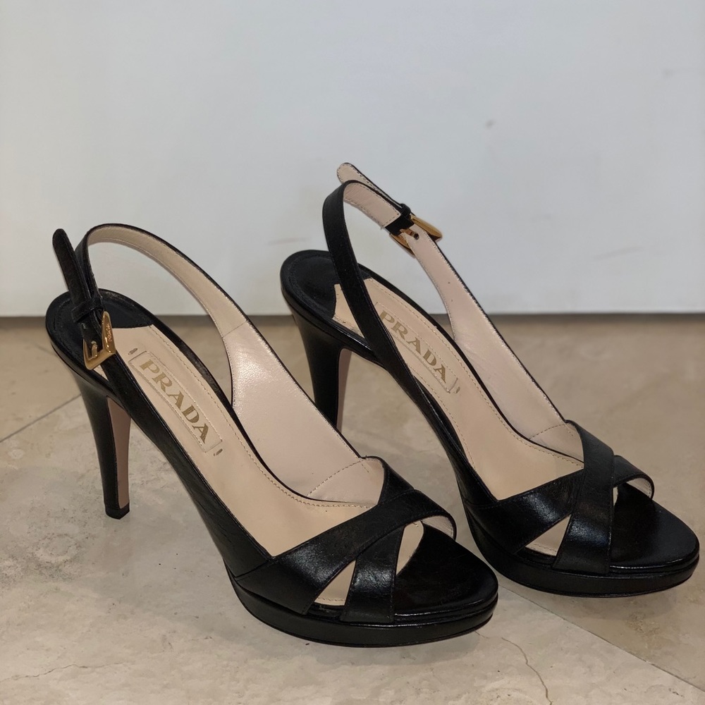 Black Prada Heels